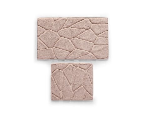 Grano Banyo Paspas Seti 60x100 cm - Vizon