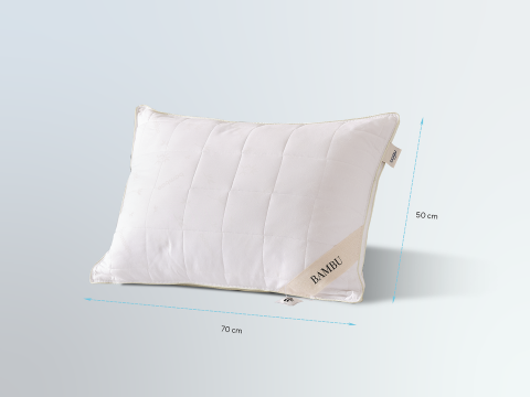Bambu Yastık 50 x 70 cm - Beyaz