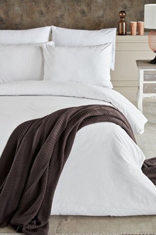 Dreamlife Nevresim Takımı Çift King Size - Beyaz