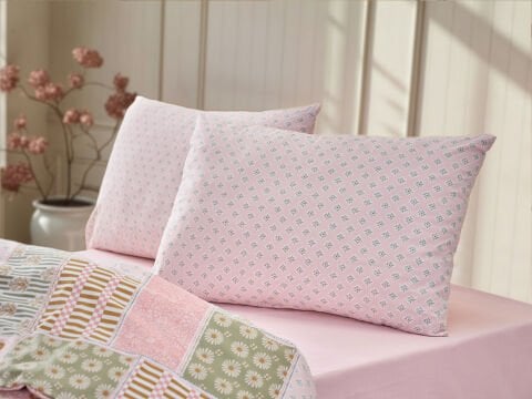 Boho Chic Spring Festival Upsala Nevresim Takımı Çift Kişilik - Bej