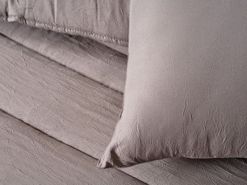 Cloudy Yorgan Seti Çift Kişilik - Koyu Gri