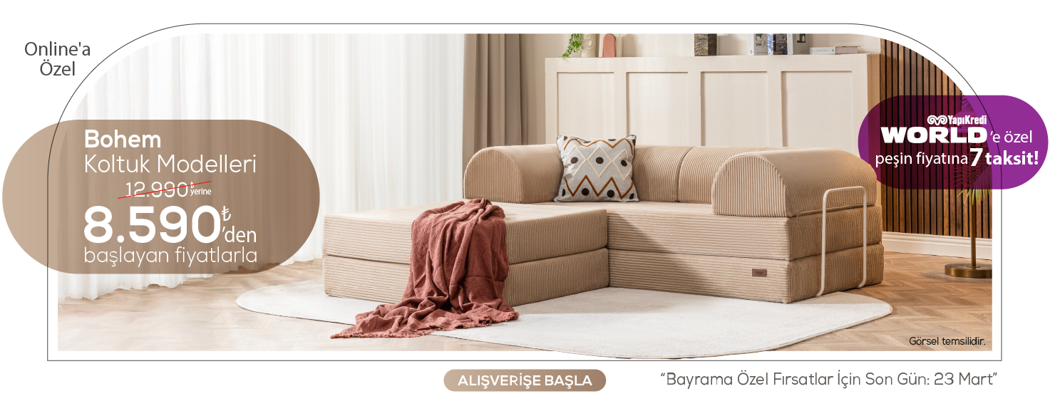 Bohem Koltuklar 8.590 TL