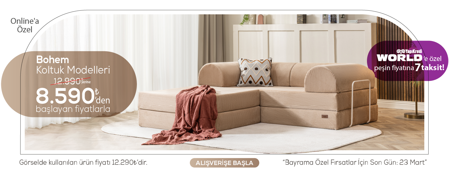 Bohem Koltuklar 8.590 TL