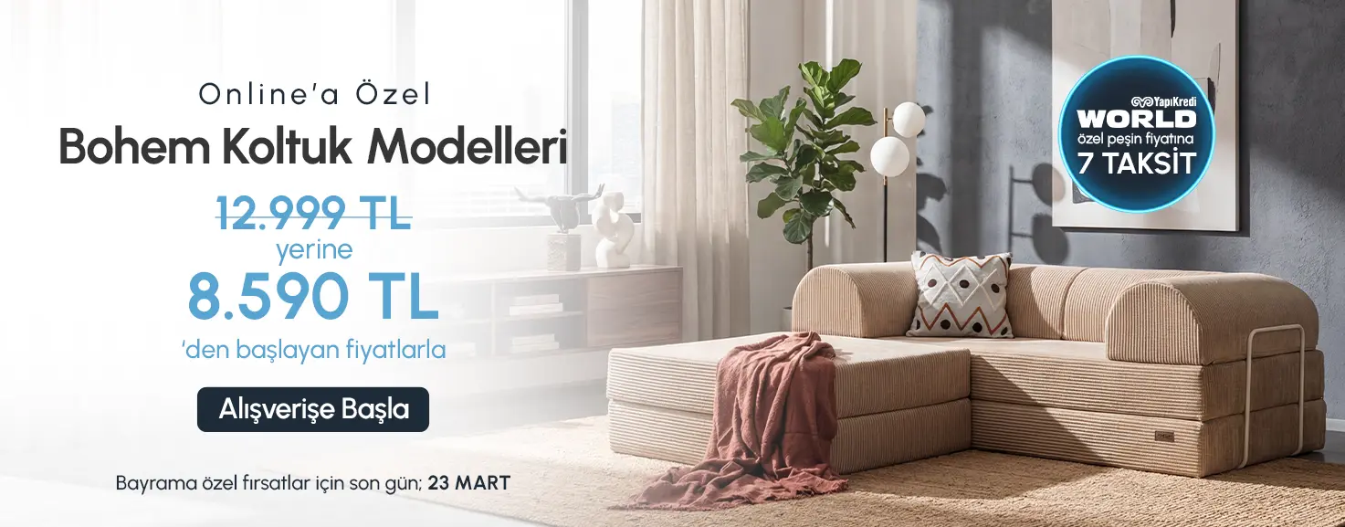 Bohem Koltuklar 8.590 TL